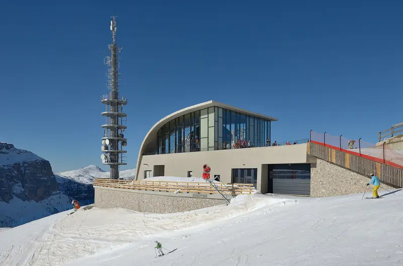 La station de ski Val di Fassa (Belvedere)